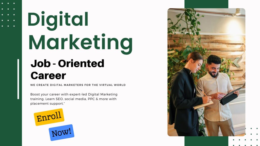 Job-Oriented Digital Marketing Course