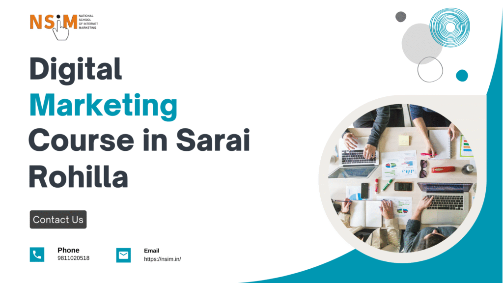 Digital Marketing Course in Sarai Rohilla