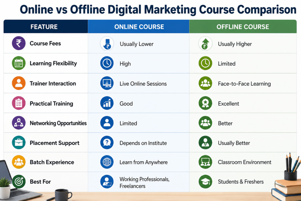 Digital Marketing Course in Delhi Fees