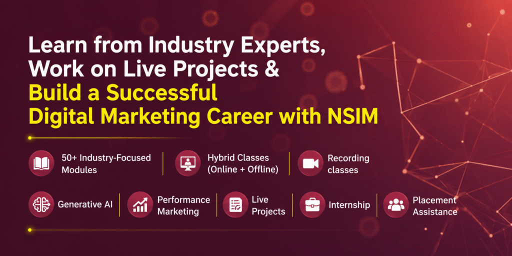 Digital Marketing Institute with 100% Job Placement & Internship
