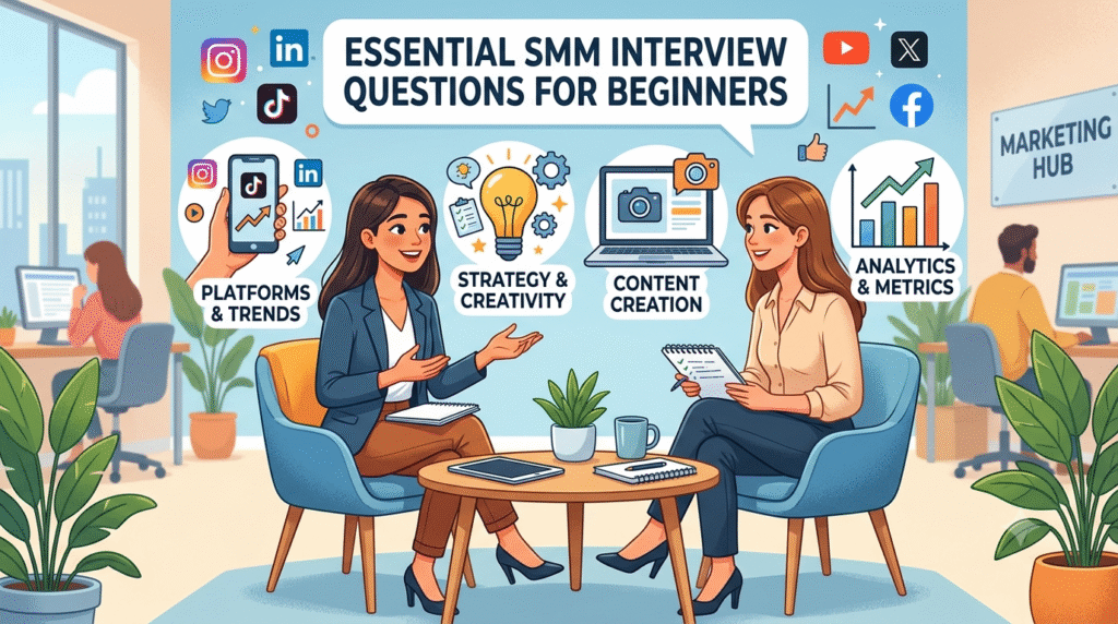 Interview Questions for Social Media Marketing for beginners