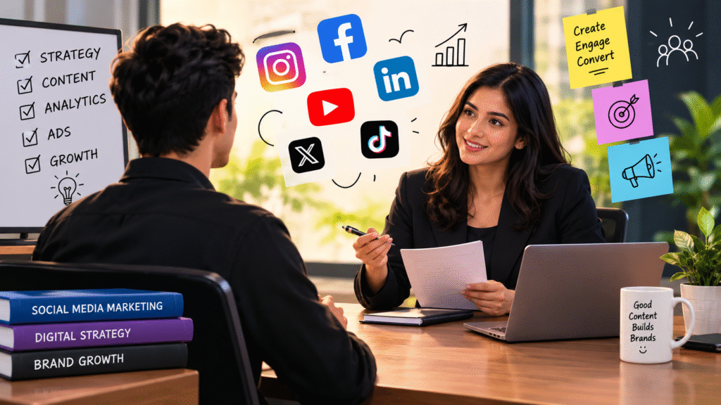 Interview Questions for Social Media Marketing for beginners