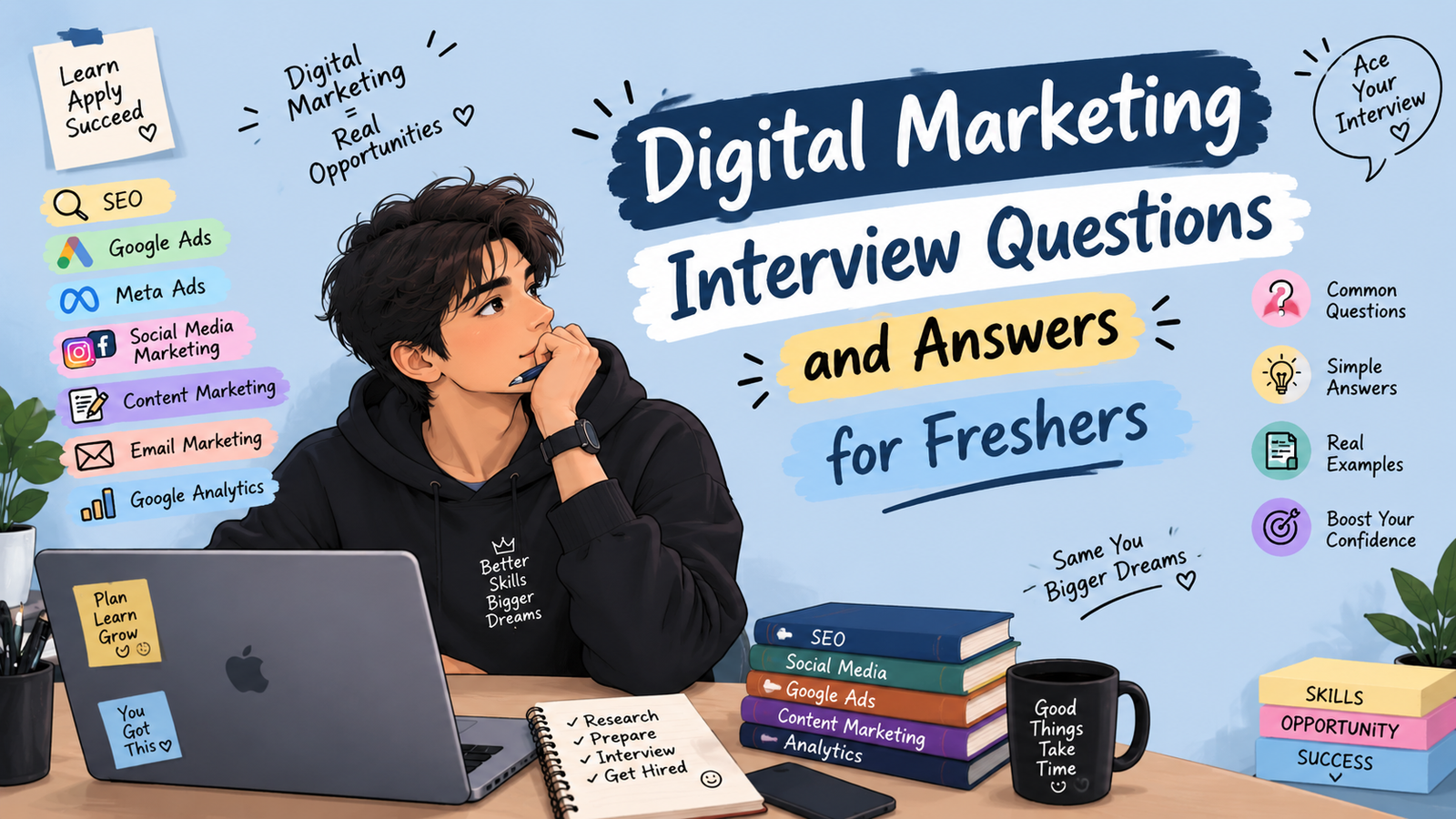 Digital Marketing Interview Questions and Answers for Freshers